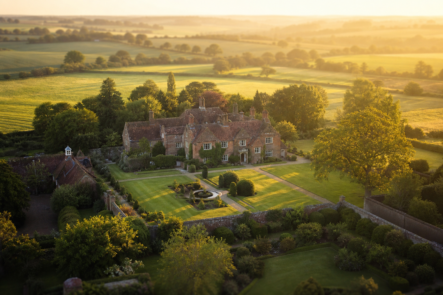 Norfolk country house in morning light, representing the premium homebuying experience