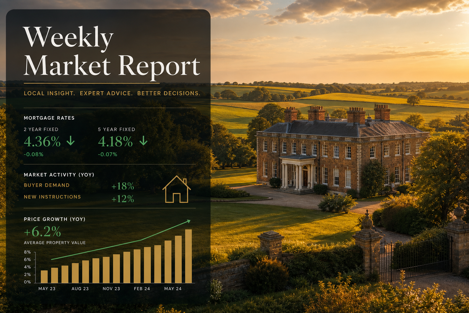 Norfolk property market report - mortgage rates falling across all deposit levels, June 2026