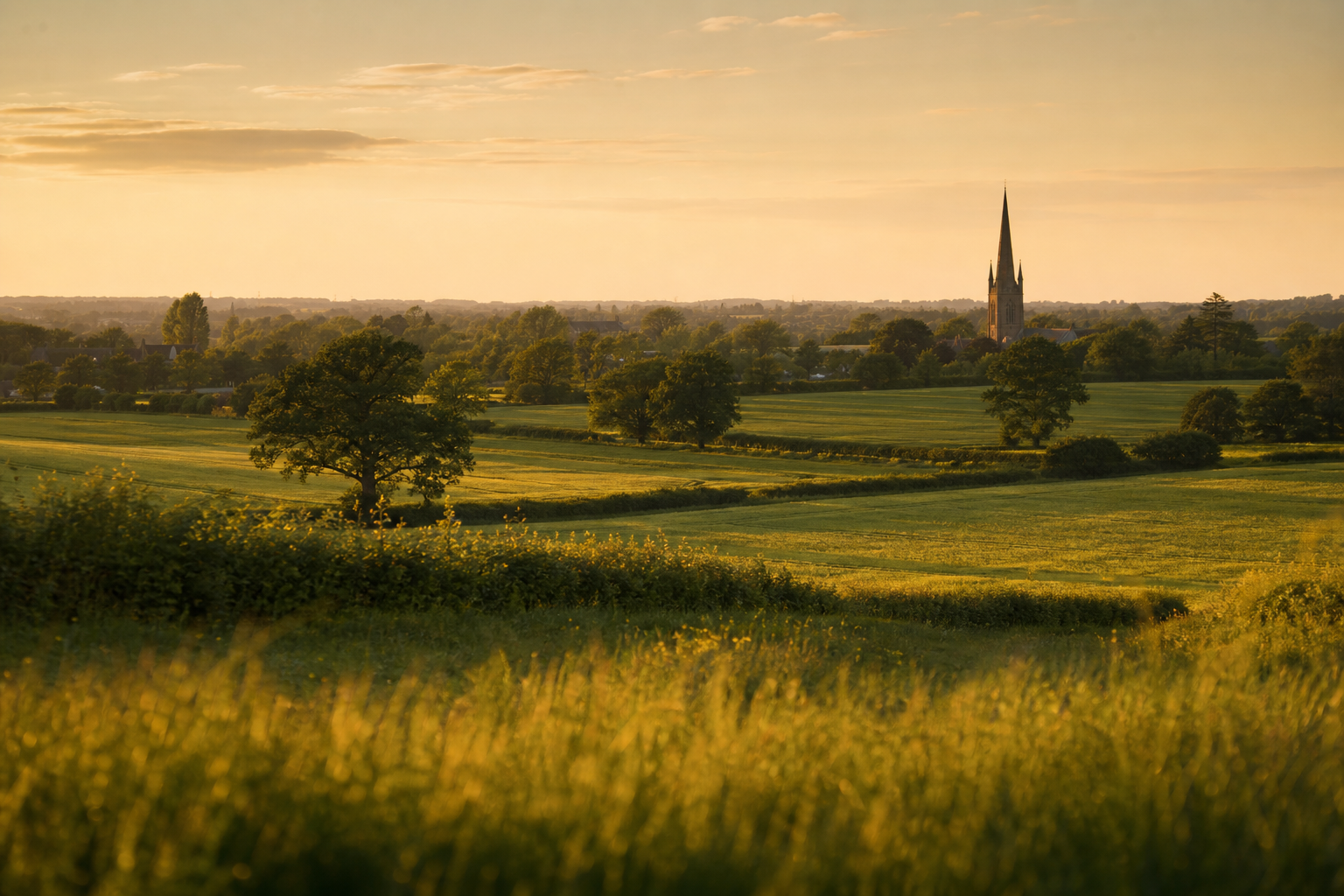Norfolk countryside at golden hour - weekly property market report