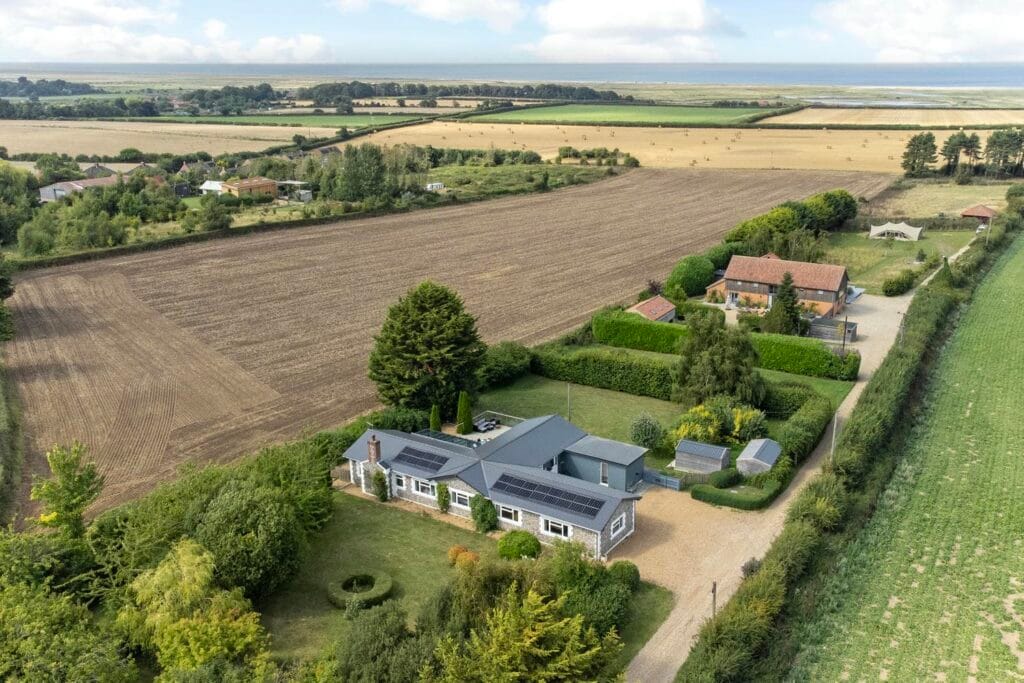 Elegant North Norfolk home, with sweeping coastal and farmland views