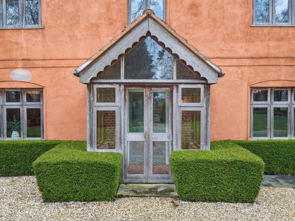 Timber porch and doorway