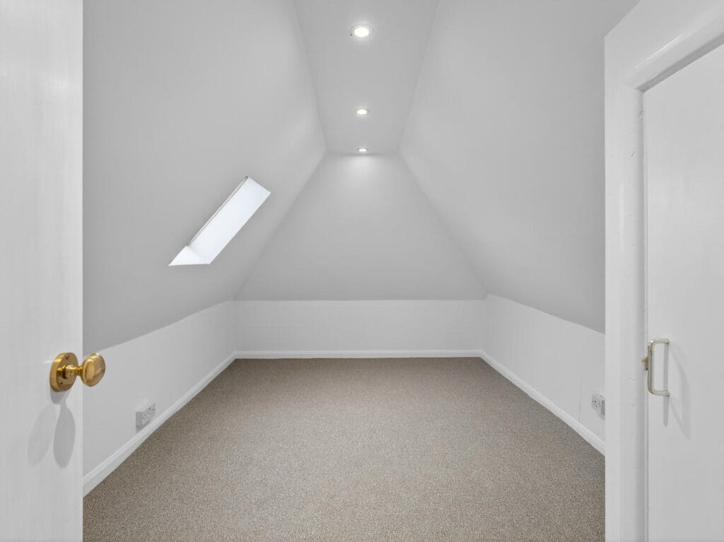 Loft room with skylight
