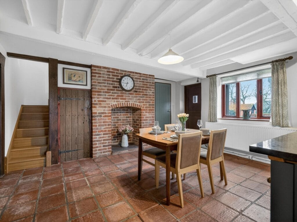 Kitchen with dining area