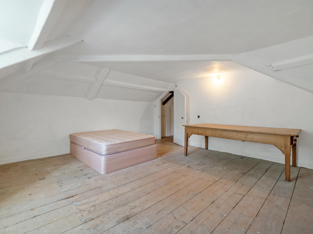 Second-floor loft room with scope for bedrooms at Loddon Hall, Norfolk